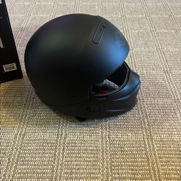 New Harley Davidson HD-X04 Helmet, Pilot 3-in-1, Matte Black, Size Medium - Picture 4 of 9